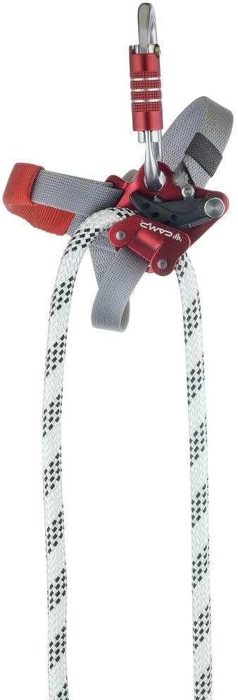 CAMP Turbofoot Evo Grau - Innovative effiziente Fusssteigklemme, Grösse Rechts - Farbe Grey - Red