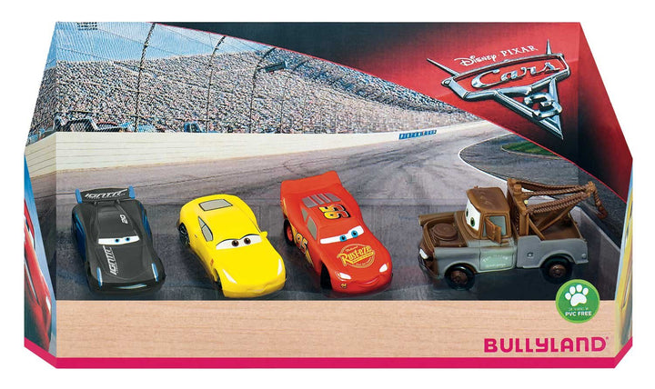 Bullyland 12798 - Spielfigur, Disney Pixar Cars 3, Lightning McQueen, ca. 3 cm, ideal als Torten-Fig
