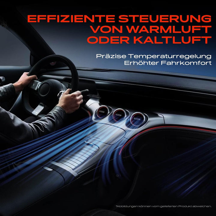 Frankberg 2x Stellmotor Umluftklappe Stellelement Mischklappe Kompatibel mit A3 Q3 Leon Octavai I II
