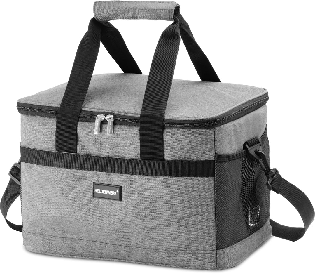 HELDENWERK Kühltasche gross faltbar – Kühlbox bis zu 12h Kühlleistung auslaufsicher &amp; wasserdicht –