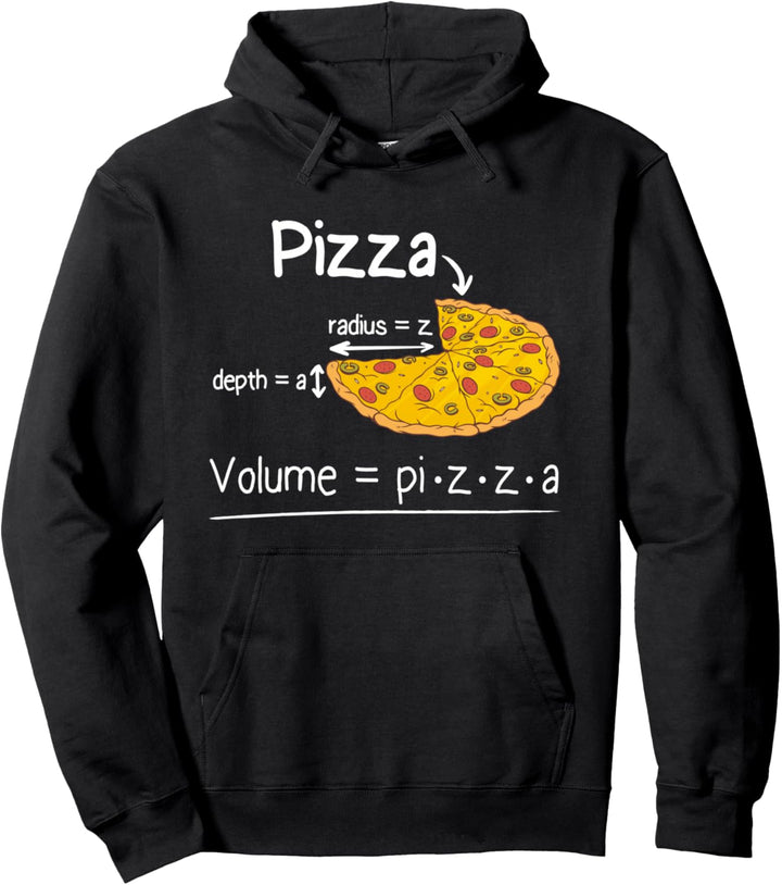 Volumen Formel Pizza und Mathe Meme | Lustiges Mathe Lehrer Pullover Hoodie