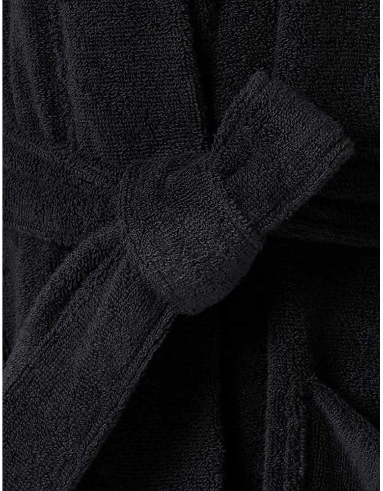 HUGO Damen Terry Dressing Gown L Black1, L Black1