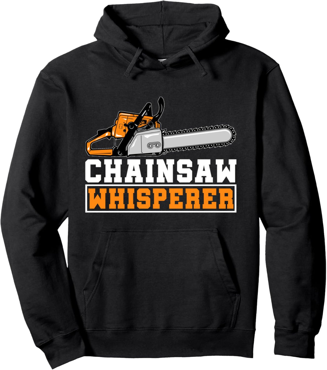 Holz Kettensäge Wald Männertag Lustiges Geschenk Holzfäller Pullover Hoodie
