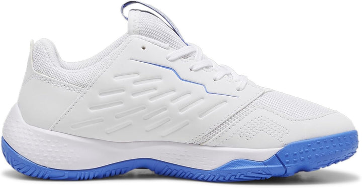 PUMA Unisex Kinder Accelerate Jr Handballschuh 33 EU Puma White Bluemazing, 33 EU Puma White Bluemaz