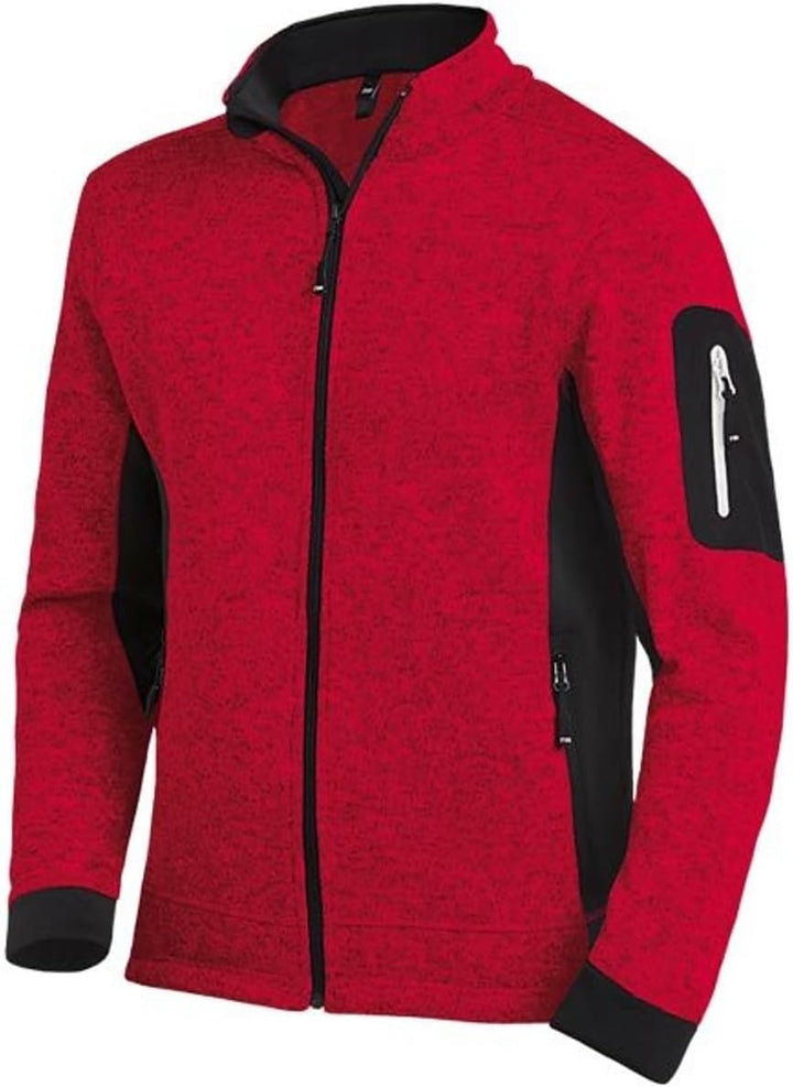 FHB Strickfleece Jacke atmungsaktiv, Farbe:khaki, Grösse:M