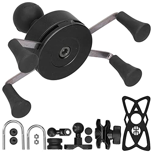 aqxreight Handyhalter, Handyhalter X-Grip Lenkermodifikation Universal mit 13 Zubehörteilen für IOS