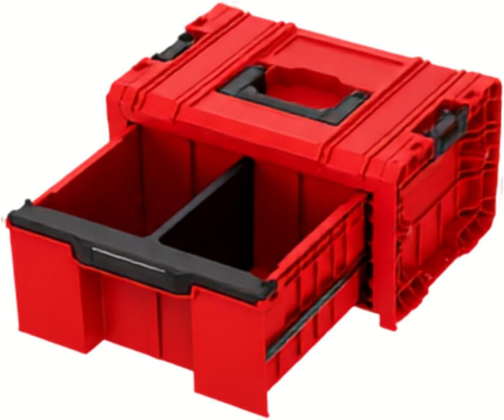 Qbrick System PRO Drawer Workshop Set 6 2.0 Red Ultra HD Mobile Werkstatt Rot