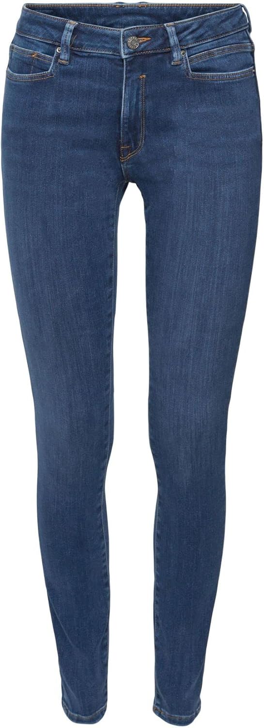 ESPRIT Damen Jeans 26W / 32L 902/Blue Medium Wash, 26W / 32L 902/Blue Medium Wash