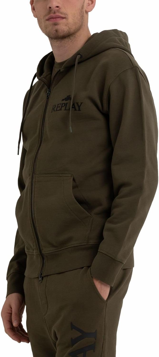 Replay Herren Kapuzenpullover S Army Green 238, S Army Green 238