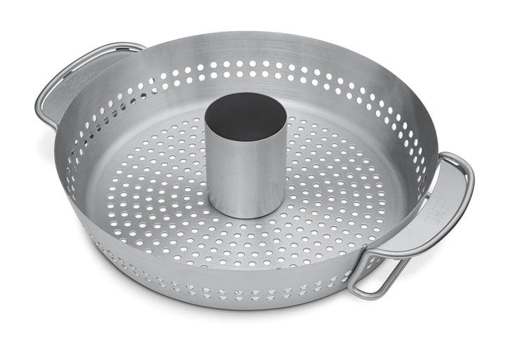 Weber Geflügelhalter Edelstahl für Gourmet BBQ System - saftiges Grillen von Hähnchen und Pute, spül