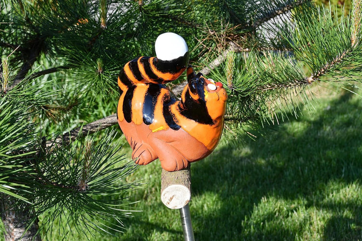 Gartenstecker Keramik Handgefertigt - Gartendeko für Draussen Wetterfest - Garten Deko Keramik - Gar