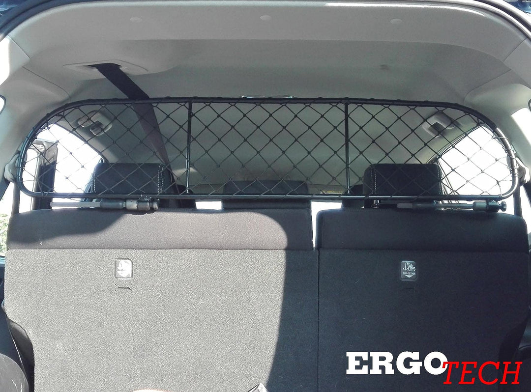 ERGOTECH Trennnetz Trenngitter kompatibel mit Toyota Rav4 (2013-2018) RDA65-S14, für Hunde und Gepäc