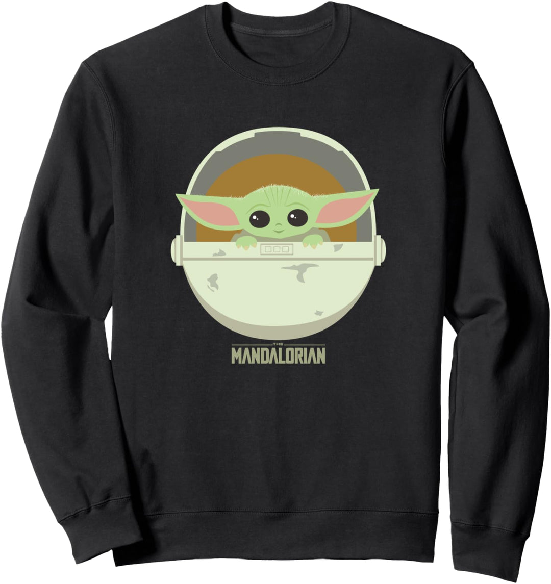 Star Wars The Mandalorian The Child Bassinet Portrait Sweatshirt