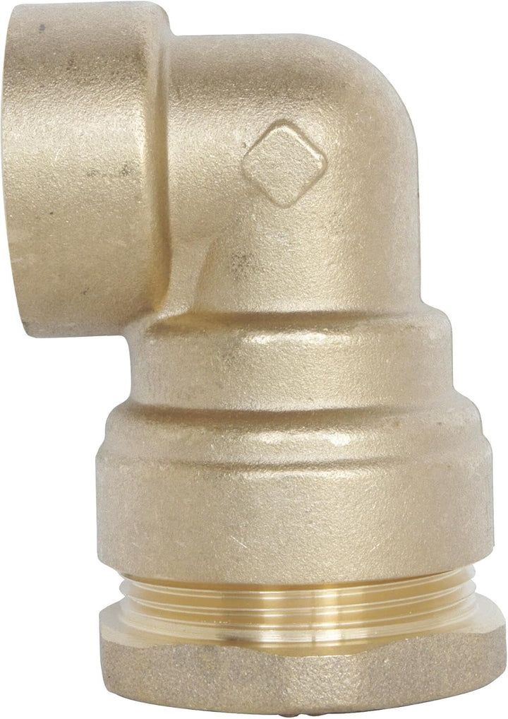 SOMATHERM FOR YOU - Elbow weibliche Messing für PE-Rohr D63 - F50 / 60 - Montagetechnik eine Möglich