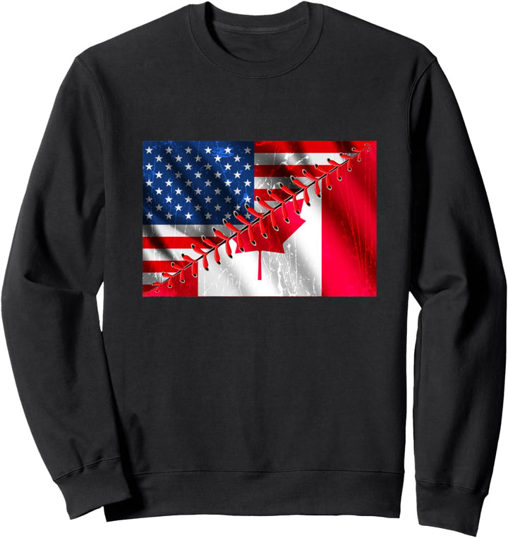 Kanadier USA Flagge Kanadische Flagge Ahornblatt Kanada Sweatshirt
