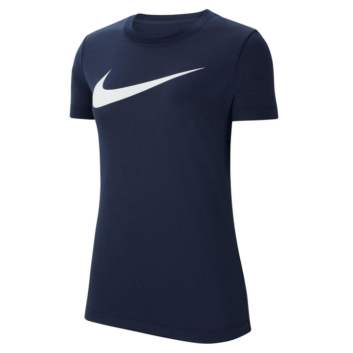 Nike Damen W Nk Df Park20 Ss Tee Hbr T-Shirt (1er Pack), Obsidian/White