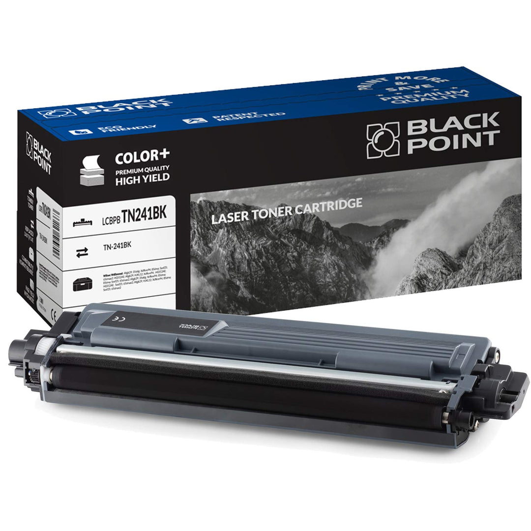 BLACK POINT Toner Kompatibel zu TN-241BK TN-242BK TN241 TN242 - Schwarz - für Brother MFC-9342CDW MF