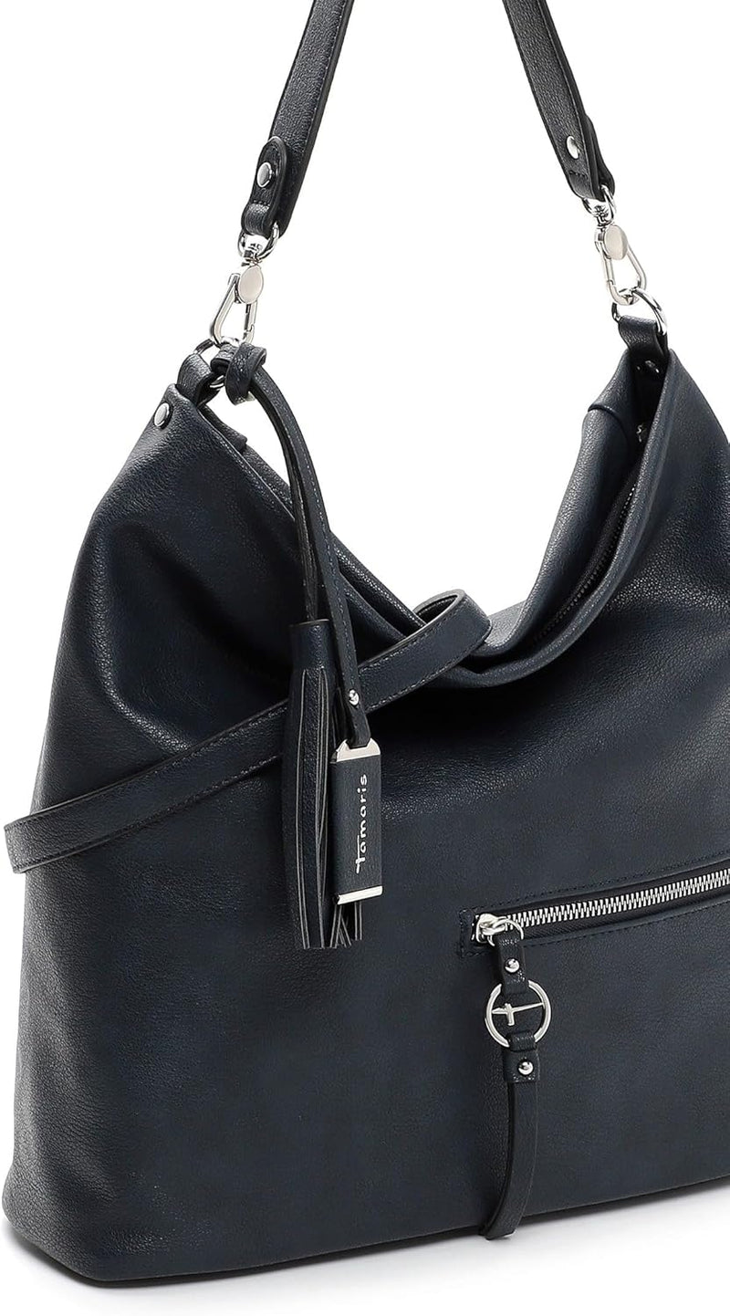 Tamaris Beutel TAS Nele 32802 Damen Handtaschen Uni Einheitsgrösse Blue 500, Einheitsgrösse Blue 500