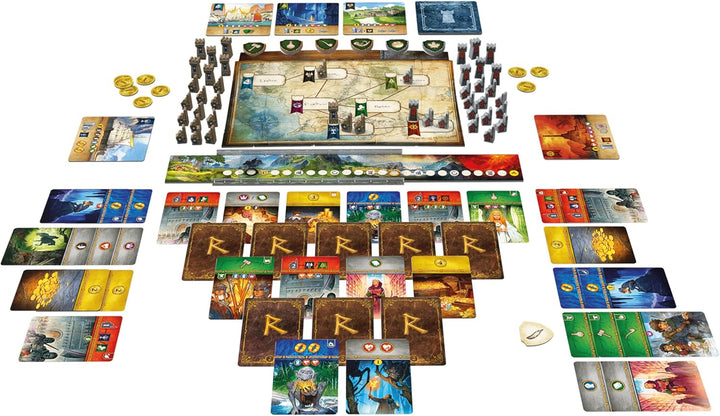 Repos Production - Der Herr der Ringe: Duell um Mittelerde Brettspiel - Strategisches Brettspiel für