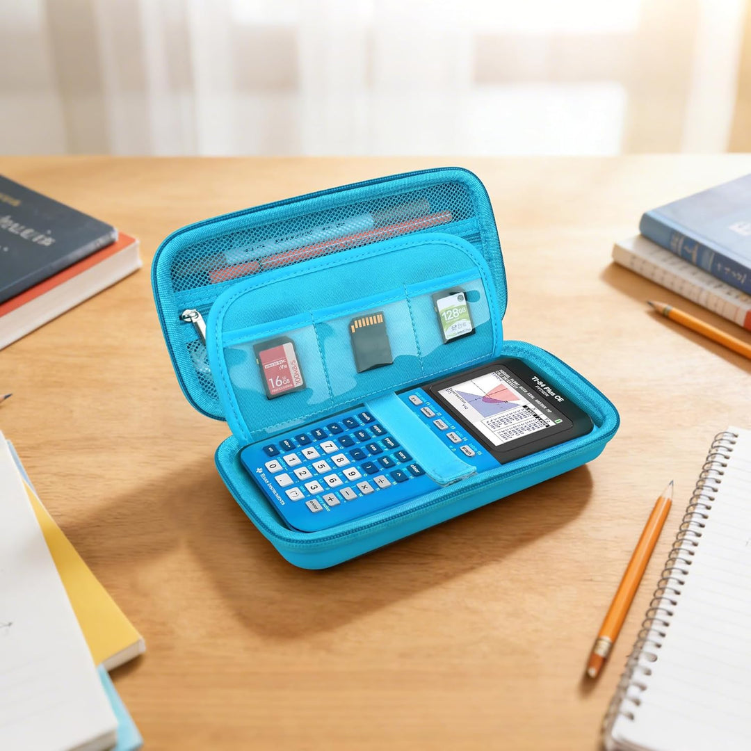 BOVKE Robuste Taschenrechner-Tasche für Texas Instruments TI-84 Plus CE Farbgrafiktaschenrechner/TI-
