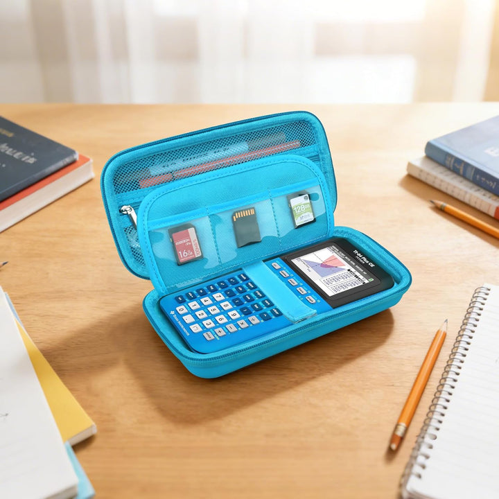 BOVKE Robuste Taschenrechner-Tasche für Texas Instruments TI-84 Plus CE Farbgrafiktaschenrechner/TI-