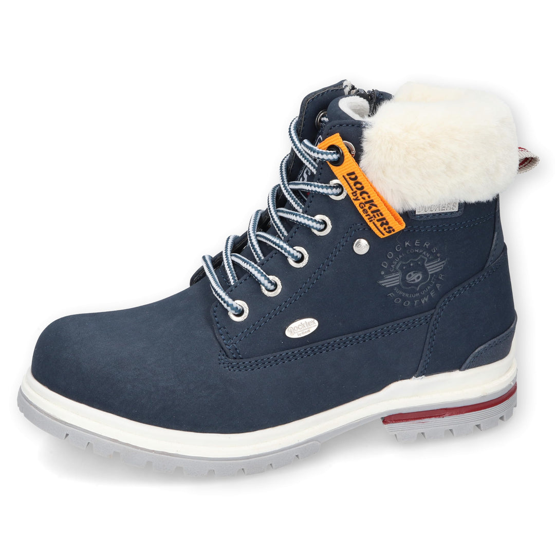 Dockers by Gerli Unisex - Kinder Schnürstiefel, Jungen,Mädchen Stiefeletten,wasserabweisend 33 EU Na