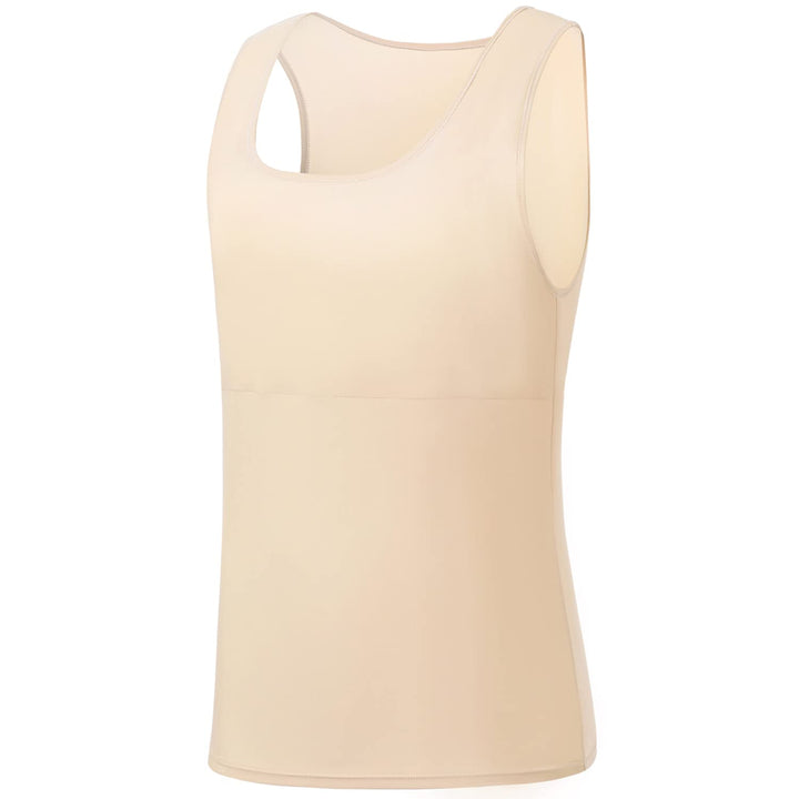 Brust Binder für Transgender FTM Cosplay Atmungsaktive Halb Trans Binder BH Nude 3XL, Nude 3XL