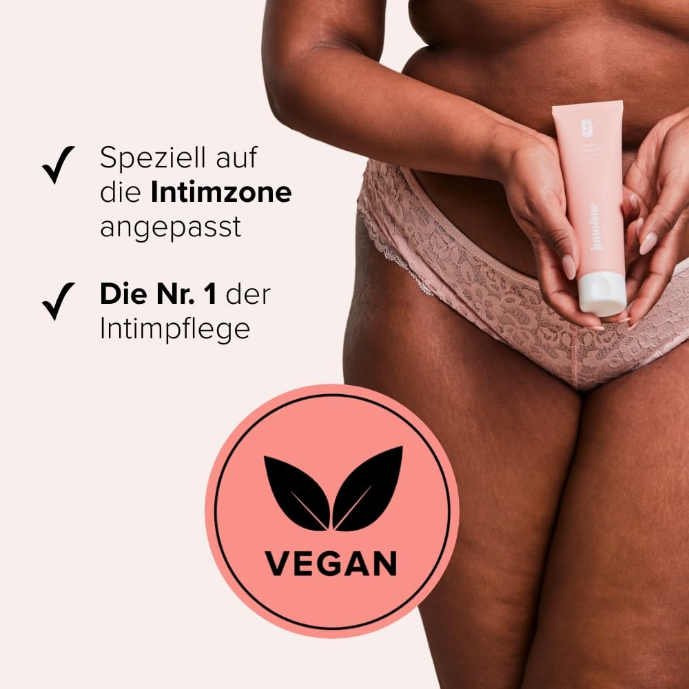 juno & me – Intimate Pre-Shave Peeling: Peeling vor Intimrasur - löst abgestorbene Hautschuppen & be
