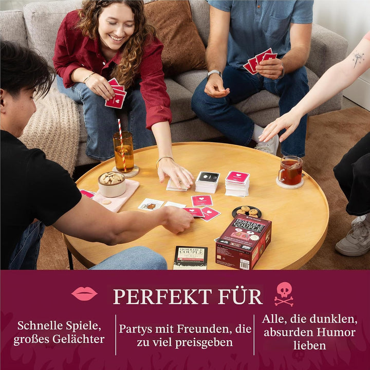Exploding Kittens Horrible Couple – Extra Horrible Edition – Party Game for 2-8 Players, from The Cr