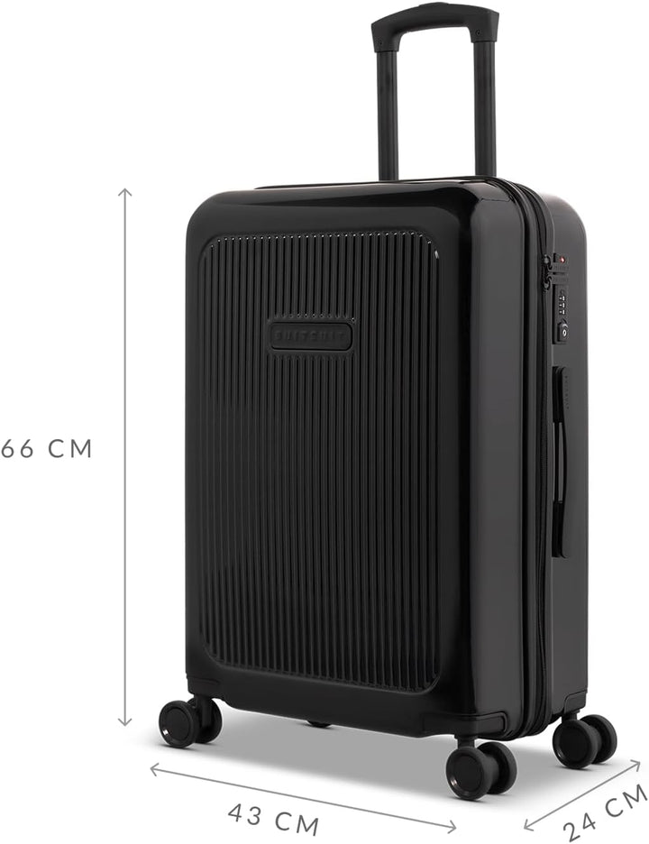 SUITSUIT Koffer Gross 66 cm - Leicht Hartschalen Reisekoffer mit Rollen - TSA-Schloss - 55 L - Expre