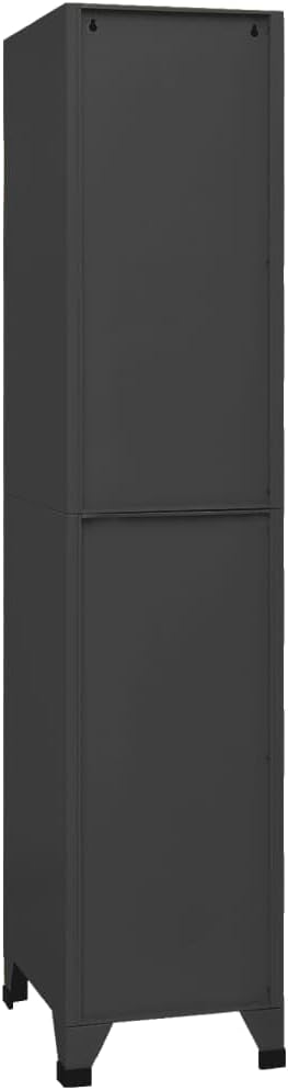 vidaXL Schliessfachschrank Spind Schrank Umkleideschrank Metallschrank Fächerschrank Aktenschrank Bü