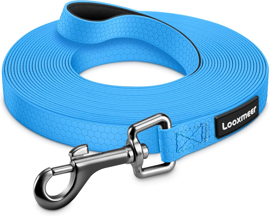 Looxmeer Schleppleine für Hunde, 3m /5m /7m /10m /15m /20m /25m /30m Robuste Trainingsleine mit Aufb