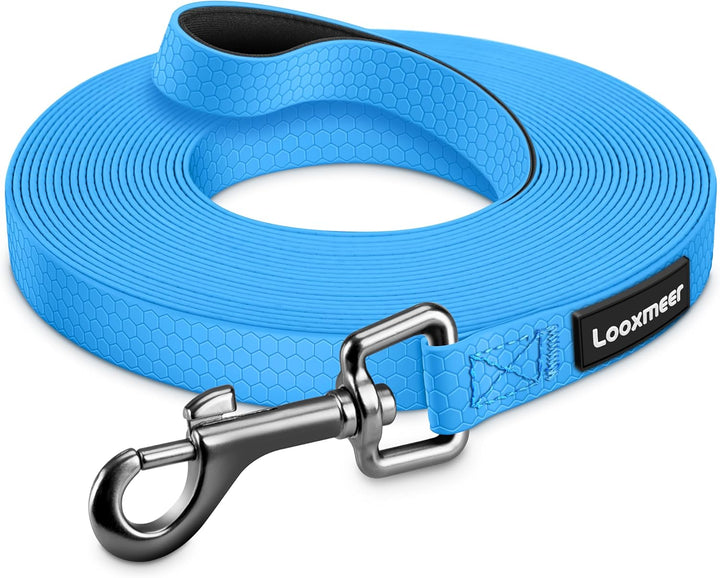 Looxmeer Schleppleine für Hunde, 3m /5m /7m /10m /15m /20m /25m /30m Robuste Trainingsleine mit Aufb