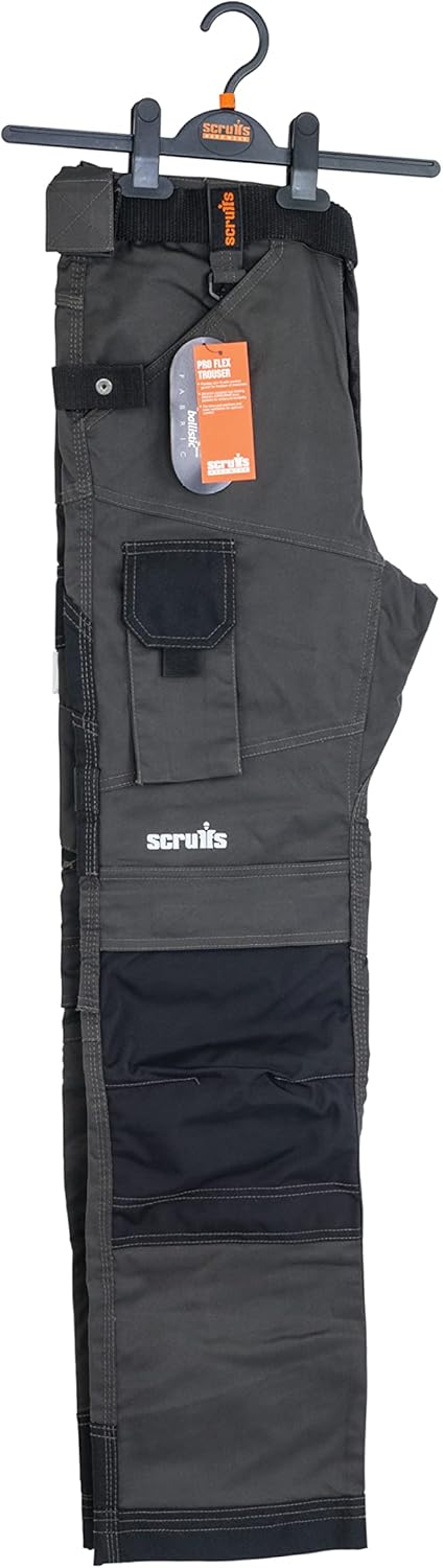 Scruffs Arbeitshose „Pro Flex“, anthrazit 32W / 32L, 32W / 32L