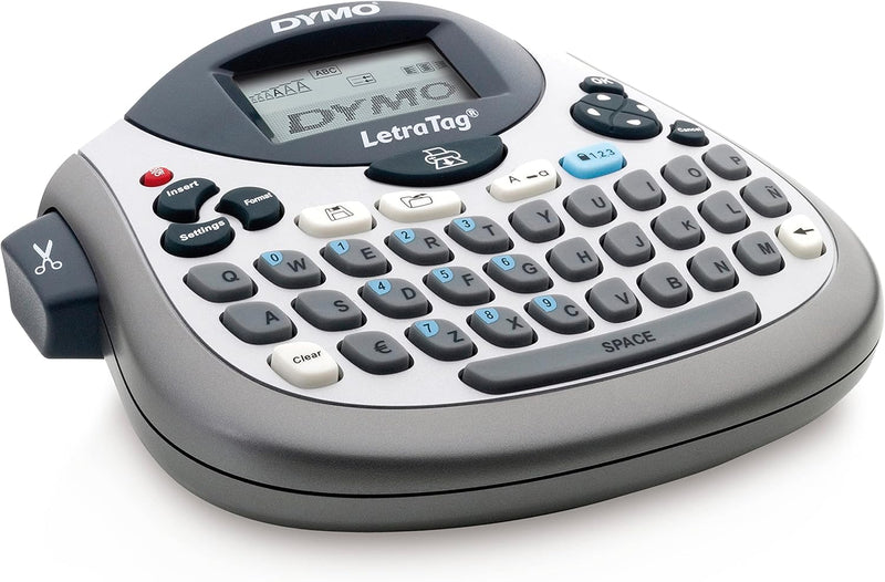 DYMO LetraTag 100T Etikettendrucker Tischgerät QWERTY-Tastatur, Blau