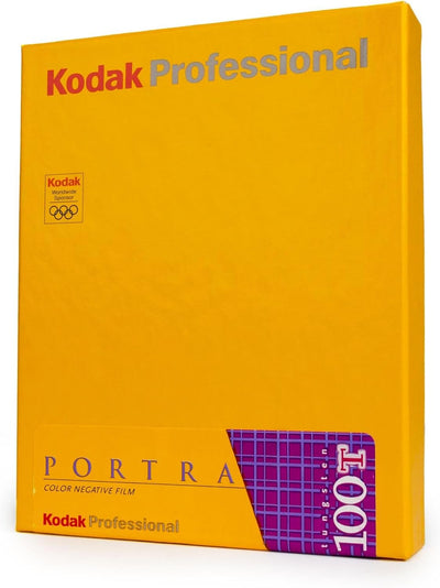 Kodak Professional Portra 100T Farbnegativfilm, 10 Blatt, Feinkörnig, Optimiert für Wolframlicht, Ti