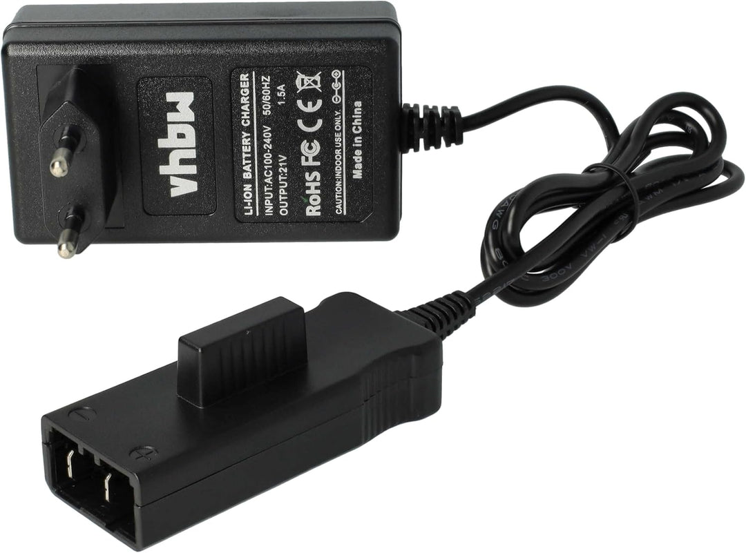 vhbw 220V Netzteil Ladegerät Ladekabel kompatibel mit Werkzeug Gardena High Delimber TCS Li-18/20, L