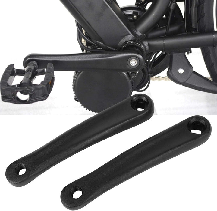 Fahrrad kurbel,Fahrrad Kurbelarm,1 Paar langlebige MTB Kurbeln Kurbelarme Crank 2 Fahrradkurbel Fahr