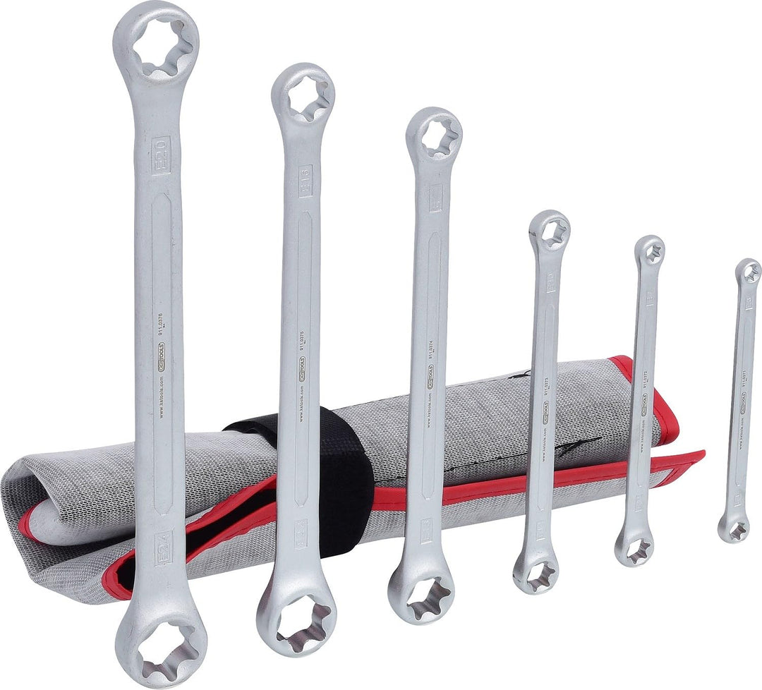 KS Tools 911.0370 CLASSIC TX-E-Doppel-Ringschlüssel-Satz, 6-tlg.