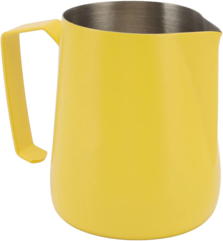 Milchkännchen, Milchaufschäumkännchen, 450 Ml, Milchaufschäumkrug aus Edelstahl 304, Dampfkrug, Milc