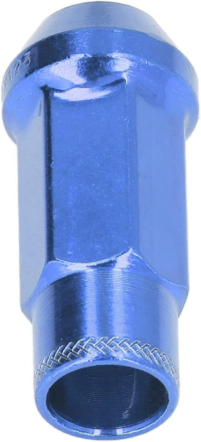 Fydun Radmuttern, Universal 20 STK M12x1,25 Metall Radmuttern Mit Schlüsselhülse(Blau), Blau