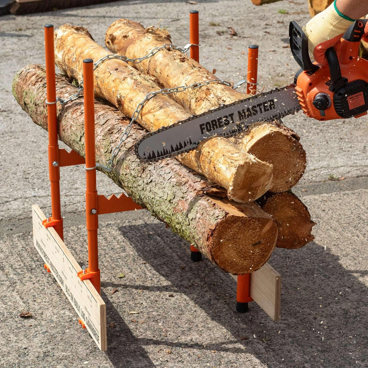 BLS-2H Holzsägebock – Präzisions-Multi-Log-Schneiden mit patentiertem Sicherheitsdesign – 150 kg Kap