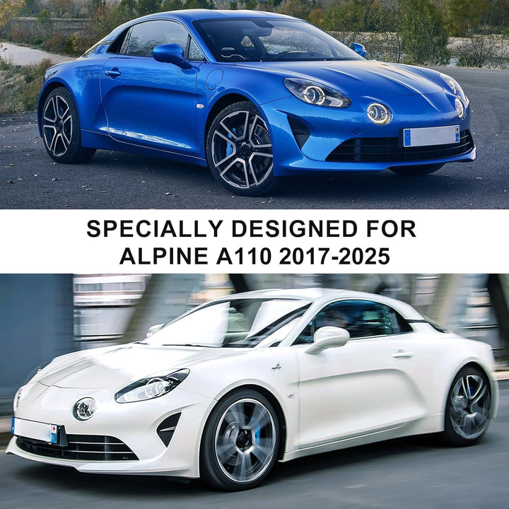 Autoabdeckung Passend für Alpine A110 2017-2025, wasserdichte Vollgarage Autoplane mit Reissverschlu
