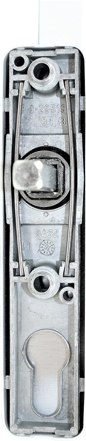 SN-TEC GU Schiebetür Drehgriff DIRIGENT 934/937 (9-29519 01B) mit Unterbau 6432, Links und Rechts ve