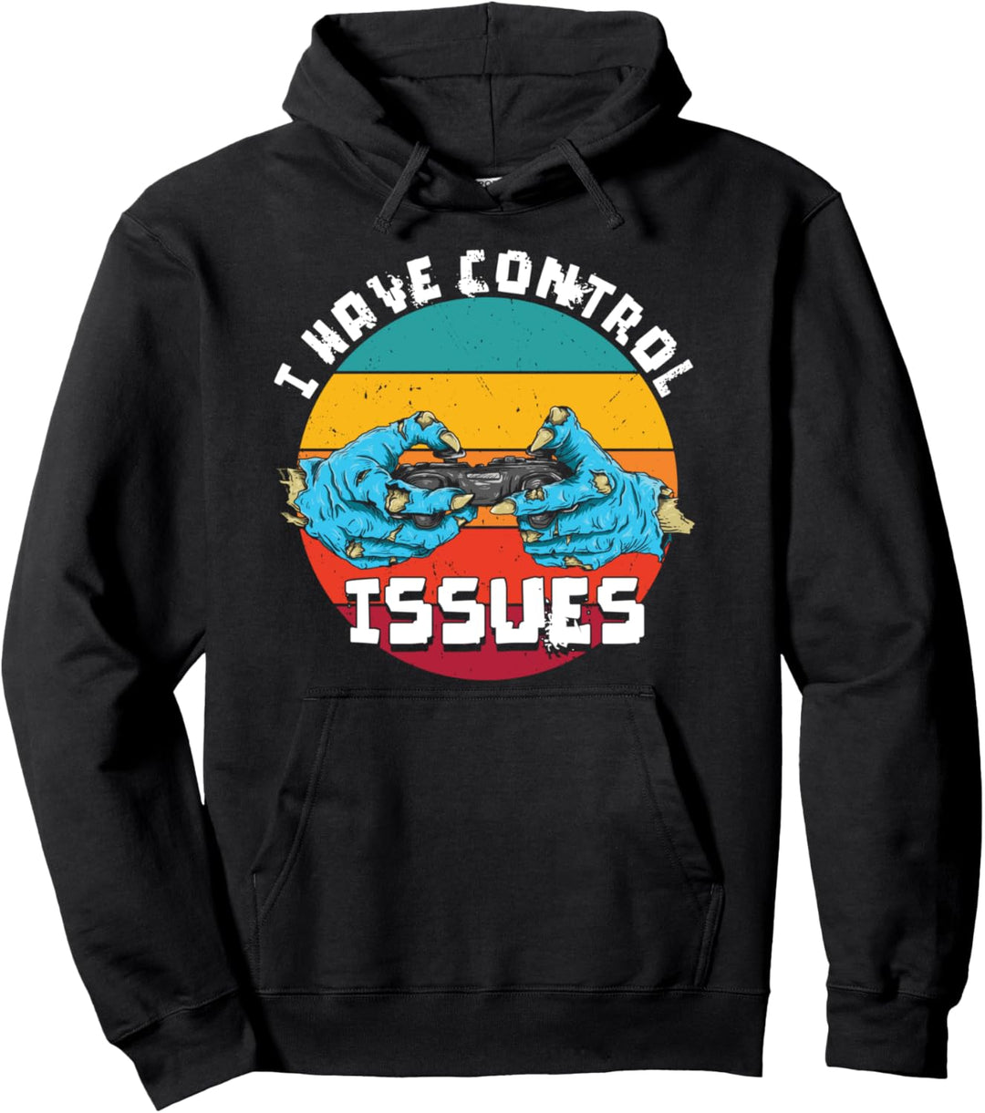 Kontrollprobleme Controller Gamer Gaming PC Zocken Daddeln Pullover Hoodie