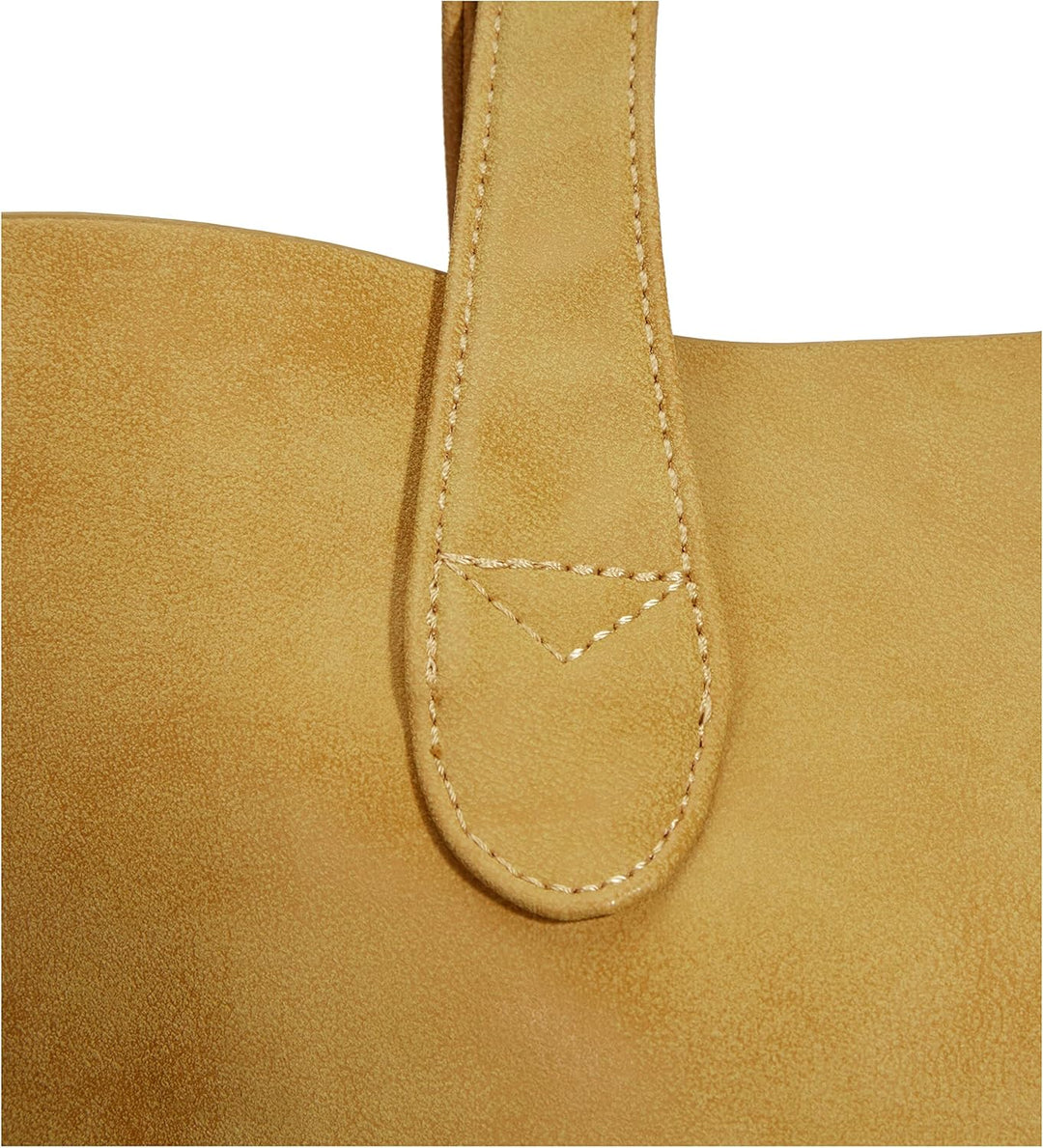 Fritzi aus Preussen Damen Jördis Vintage Honey Mustard Shopper