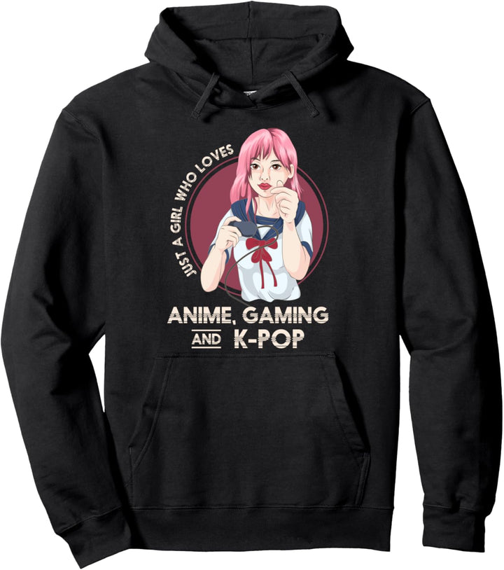 Videospiel Gamer Otaku Gaming Kpop Musik Anime Mädchen Pullover Hoodie