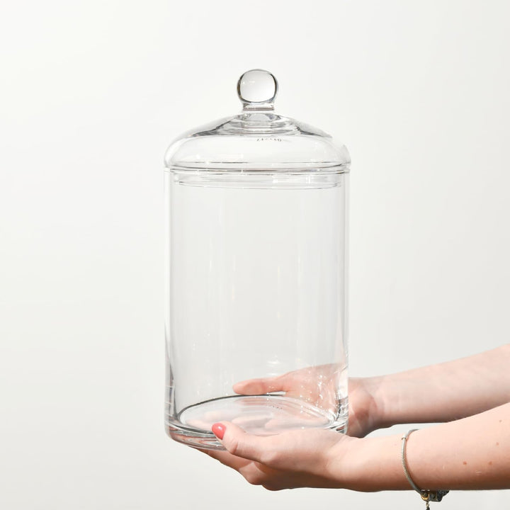 Krosno Glasbehälter mit Deckel 31 cm hoch, 2,7 l, Glamour Kollektion | Kekse, Vorratsdosen, Grosse G