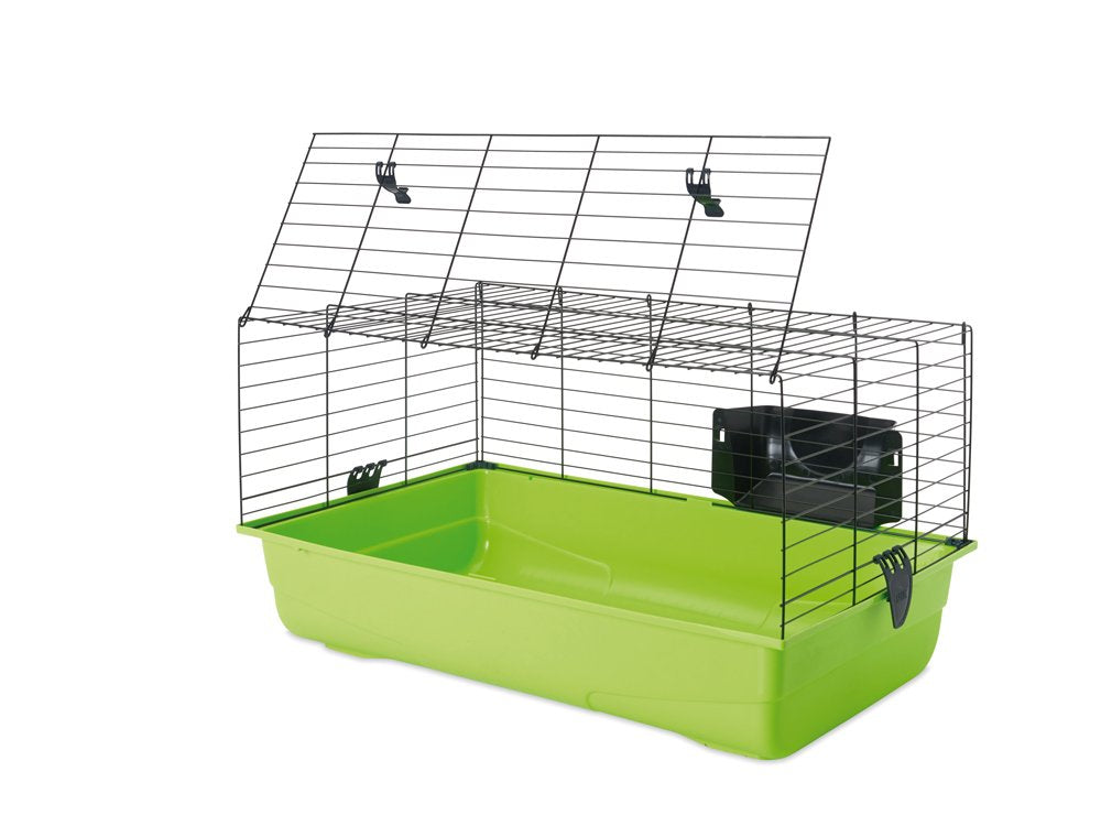 Savic Ambiente Käfig mit Heuraufe, Apfelgrün 80x50x43, 80x50x43