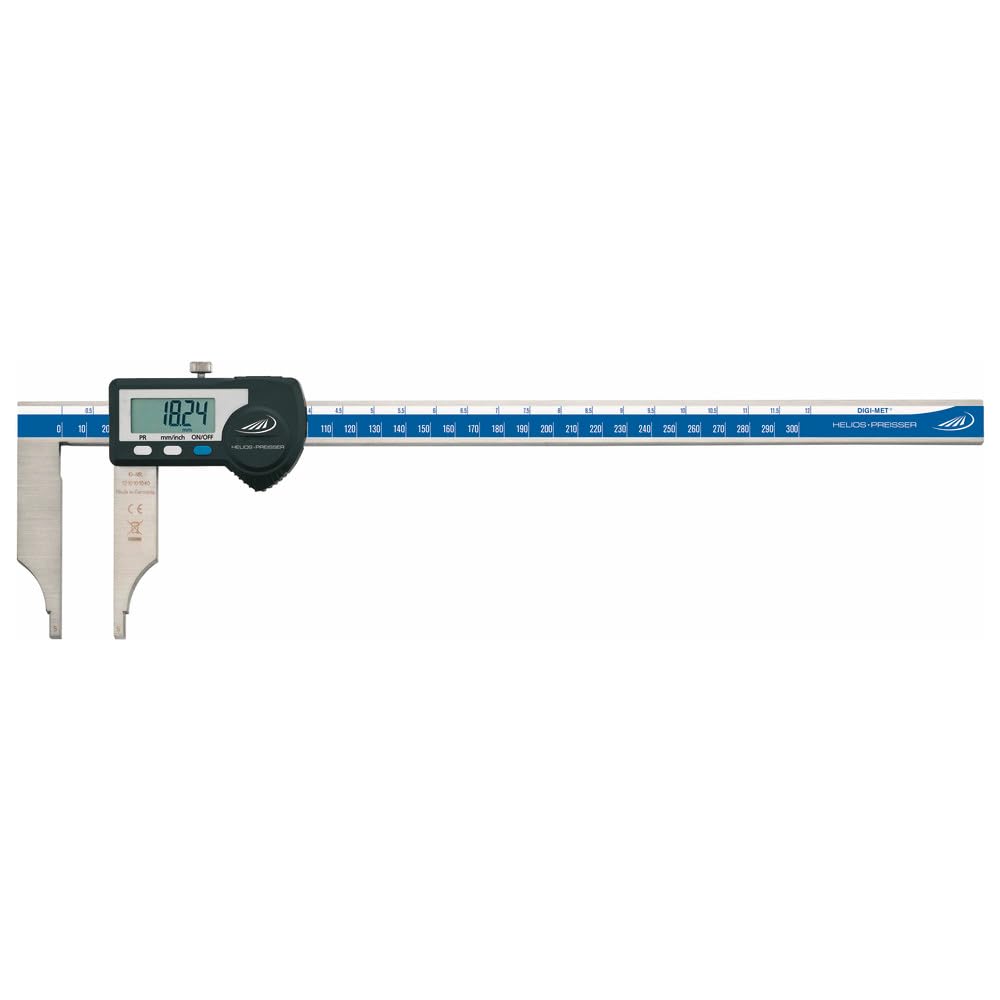 HELIOS-PREISSER 1334528 Digitaler Werkstattmessschieber ohne Spitzen, 500 x 125 mm, Ohne, 125, 125